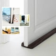 thumbnail image 3 of under Door Draft Stopper Draught Excluder Insulate Stopper Strip , Cloth Brown, 97x14x4cm, 3 of 8