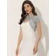 thumbnail image 3 of Cárdigan de encaje para mujer, cuello alto, corto, elegante, encogimiento de hombros Gris XS, 3 of 6