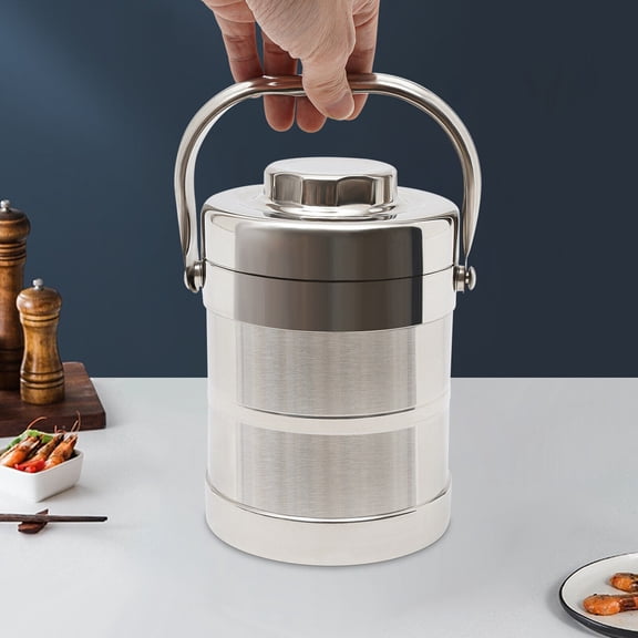 DENEST Containers for Hot Food, Lunch box containers for hot cold food, Insulated Food