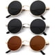 thumbnail image 1 of Gafas de sol KALIYADI redondas polarizadas retro de metal UV400 47 mm, 1 of 7