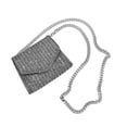 thumbnail image 2 of Bolso Cruzado Con Cadena para Mujer Bolso Cuadrado Con Diamantes Imitación Color Sólido Bolso para Fiesta Cena (S), 2 of 9