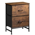 thumbnail image 1 of Mesita de noche WLIVE con muebles de dormitorio de 2 cajones, 1 of 8