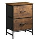 thumbnail image 1 of Mesita de noche WLIVE con muebles de dormitorio de 2 cajones, 1 of 8
