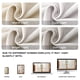 thumbnail image 2 of Cortinas Joydeco de Lino Blanco Roto 37x183 cm Juego de 2 Paneles, 2 of 8