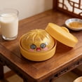 thumbnail image 7 of Glitter Bun Squishies To-y, Stress Balls Fidget Sensory To-y with Food Steamer, Soft Squeeze Decompression Dough Ball for Adults,C, 7 of 7