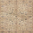 thumbnail image 1 of Ahgly Company Indoor Square Traditional Brown Persian Area Rugs, 7' Square, 1 of 6