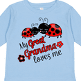 thumbnail image 4 of Inktastic My Great Grandma Loves Me with Cute Ladybugs Boys or Girls Long Sleeve Toddler T-Shirt, 4 of 5