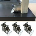 thumbnail image 2 of TIERPOP 4Pcs Self-Lock Hinge 90 Degrees Folding Table Extension Bracket Furniture Hardware for Tables Workbenchs, 2 of 13