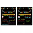 thumbnail image 4 of CCOCC 2026 New Double-Sided First Day of School Sign Board,First Day of School Sign,12X10In Back to School Sign,Painting First&Last Day of Preschool Board,Washable Chalkboard for Kindergarten Pre-K, 4 of 6