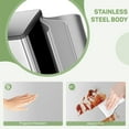 thumbnail image 4 of Atilioo 16 Gallon Dual Compartment Trash Can, Stainless Steel Garbage Can with Foot Pedal, Soft-Close Lid, 2 x 30 L Large Capacity Recycling Bin, Perfect for Kitchen, Office, 4 of 13