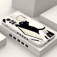 thumbnail image 2 of Funda de teléfono de gato travieso para Xiaomi Redmi Note 13, 12, 12S, 11, 11S, 10, 10A, 10T, 10S, 9T, 9, 8, 7 Pro Plus, 10C, 9T, 4G, 5G, 2 of 5