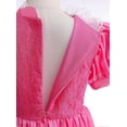 thumbnail image 6 of Guvpev G'irl's Deluxe Princess Dress with Crown & Dress up Accessories - Halloween Cosplay Costume Birthday Party Fancy Dress up, 6 of 8