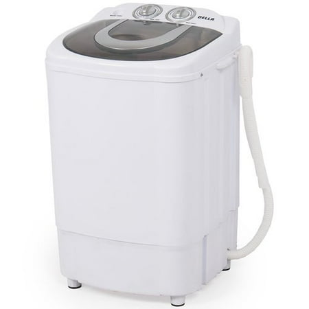 Della Mini Portable Washing Machine & Spin Wash 8.8 Lbs Capacity Compact Laundry Washer for Clothes,