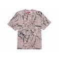thumbnail image 2 of Supreme Men's Newspaper S/S Top Pink, from StockX, 2 of 3