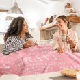 thumbnail image 2 of Gifts for College Girls, Inspirational Blankets for Women, Pink Gifts for Women, Pink Christmas Throw Blanket for Women, Motivational Gifts for Friends Women, to My Badass Daughter Blanket 50x60, 2 of 6