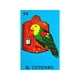 thumbnail image 2 of Playera El Cotorro De La Loteria Nacional Tradicion Mexicana Color Anaranjado Talla Mediana Marca Emil SaEs, 2 of 4