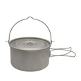 thumbnail image 3 of 1.8L/3L Titanium Pot Ultralight Hanging Pot with Lid and Foldable, 3 of 8