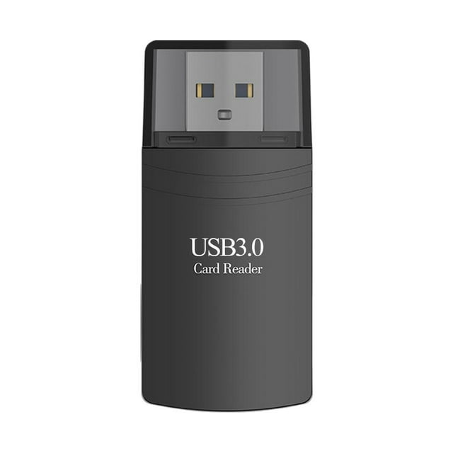 Ruifaya Lector de tarjetas USB 3.0 2 en 1 Lector de tarjetas TF/SD Transmisión de datos de alta velocidad M
