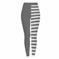 thumbnail image 2 of Abomasnow Halloween Leggings for Women Casual Striped Print Stretchy Yoga Pants Tummy Control High Waisted Workout Leggings, 2 of 9