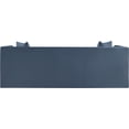 thumbnail image 5 of Meridian Furniture Everett Light Blue Chenille Fabric Upholstered Sofa, 5 of 15