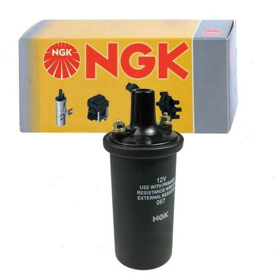 NGK Ignition Coil compatible with Toyota Land Cruiser 3.9L 4.2L L6 1973-1987