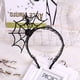 thumbnail image 4 of Banda para el pelo del diablo de Halloween, decoración de fiesta de Halloween, telaraña, bruja, baile, diadema, accesorios para fotos, fantasma, Festival, cabeza de murciélago, aro, 4 of 4
