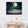 thumbnail image 2 of Canvas Wall Art Decor Beach Amazing Painting for Bedroom, 2 of 6