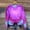 Purple, variant on GaThRRgYP Womens Long Sleeve T Shirt,Women's Printed Long Sleeved Round Neck Pullover Top Hoodless Casual and Fashionable Sweatshirts Yellow S