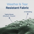 thumbnail image 7 of ALEKO Motorized 10 x 8 ft Retractable Home Patio Canopy Awning Forest Green, 7 of 7