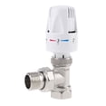 thumbnail image 2 of Leke Automatic Thermostatic Radiator Valve Thermostat Temperature Control Valve Angle Floor Heating Special Valve Copper DN15 DN20, 2 of 9