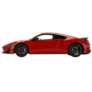 2022 Acura NSX Type S Curva Red with Carbon Top 1/18 Model Car by Top Speed