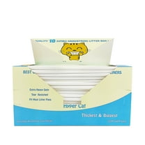"Hyper Cat Jumbo Cat Litter Box Liners Drawstring Litter Bags for Boxes 10 Counts"