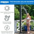 thumbnail image 6 of Swimline HydroTools Niagara Rainfall 7 Foot Adjustable Outdoor Solar Shower, 6 of 8