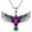 February, variant on Eagle Necklace for Women 925 Sterling Silver Hawk Eagle with Birthstone Pendant Necklace