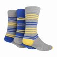thumbnail image 1 of Mens Modern Pattern Bamboo Socks | 3 Pairs 6-11 | Sock Shop Wildfeet | Colourful Dress Socks, 1 of 2