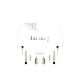 thumbnail image 2 of Time and Tru Goldtone Hoop and Dangle "January" Earring Set, 4 Pairs, 2 of 4