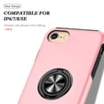 thumbnail image 5 of JTCASES for iPhone 6/6s Case, Car Mount Bracket 2-layer Hybird Shockproof PC TPU Anti-fall Slim Fit Lightweight Magnetic Cover for iPhone 6/6s, Rosegold, 5 of 7