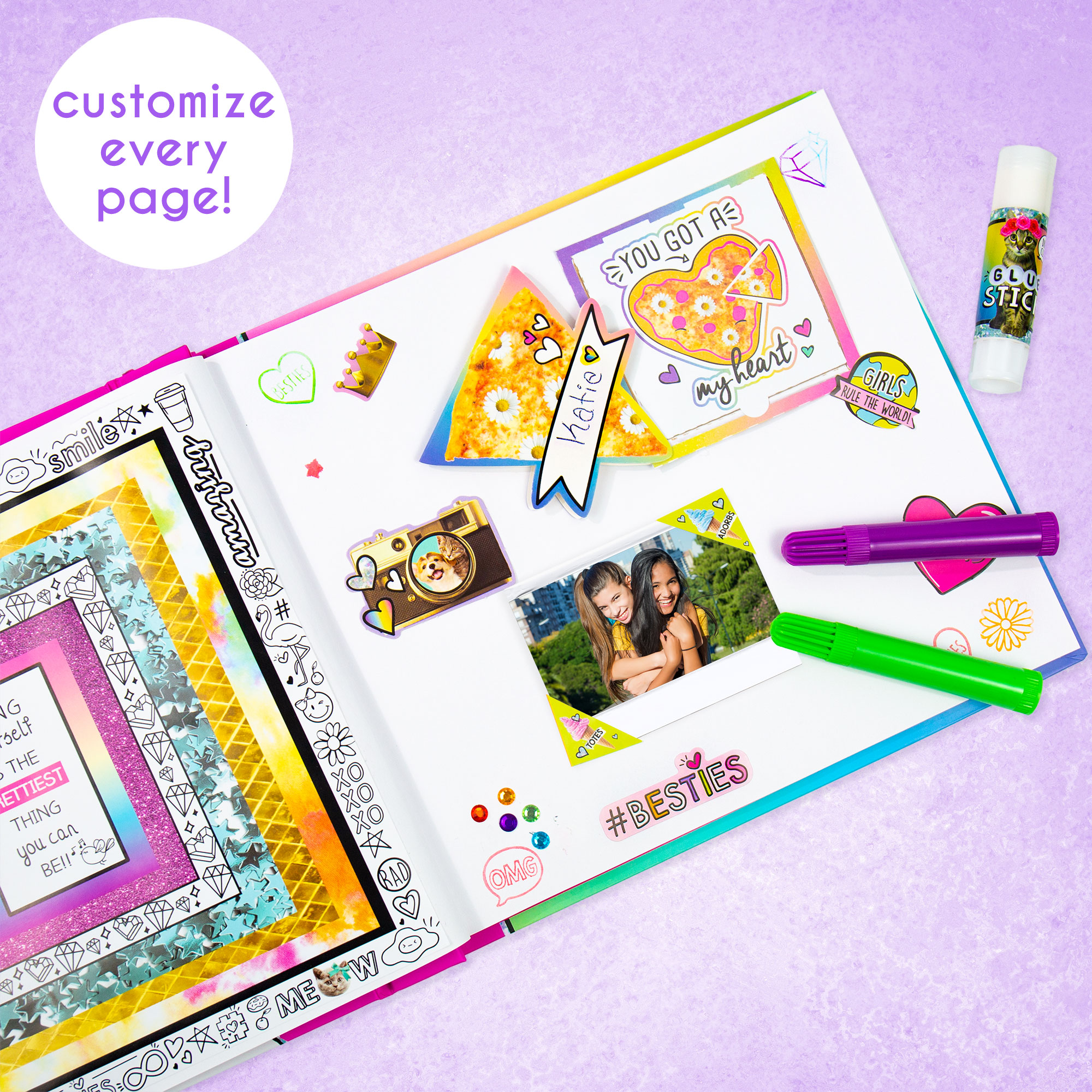 Just My Style Doodle Your Own Scrapbook & Cards, Arts & Crafts Kit, 6+ - image 3 of 6