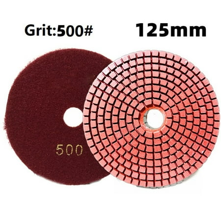 

5 Inch 125mm Dry wet Polishing Pads Flexible Grinding Sanding Discs for Granite
