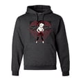 thumbnail image 1 of Wild Bobby, Betty Boop Sugar and Spice Wink Betty Boop Unisex Hoodie Sweatshirt, Heather Black, Medium, 1 of 5