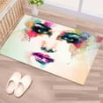 thumbnail image 5 of Modern Rug, Gift Rugs, Colorful Woman Face Rugs, Portrait Rug, Thick Rug, Woman Face Rug, Anti-Slip Carpet Rug, Hallway Rug, Living Room Rug, 2.3'x3.3' - 70x110 cm, 5 of 7