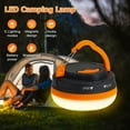 thumbnail image 2 of Lampe de Camping à Piles [2 Pack] Lanterne de Camping à Base Magnétique, Résistante à l'Eau, 5 Modes d'Éclairage Lampe de Tente 180lm pour Camping, Travail, Chasse, Pêche, Randonnée (Blanc Chaud) [Classe Énergétique A, 2 of 5