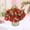 Red, variant on Qiopertar Artificial Flowers, Fake Roses Bouquet for Home Decor, Red Orange Pink Silk Flower Arrangements, Wedding Centerpiece Living Room Table Decorations, Red