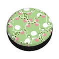 thumbnail image 3 of Easygdp Cute Frog2 Automobile Tire Dust Cover, 14-17in Spare Tire Cover Universal Fit for Trailer, Car, Truck, SUV, Jeep - 17 inch, 3 of 9