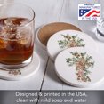 thumbnail image 4 of Thirstystone Floral Faith 4-Pack Round Stone Coasters, 4 of 7