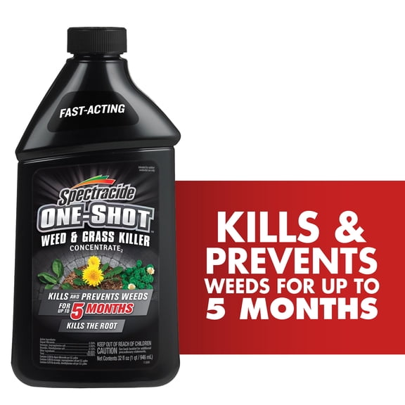 Spectracide One Shot Weed & Grass Killer Concentrate, 32 fl oz