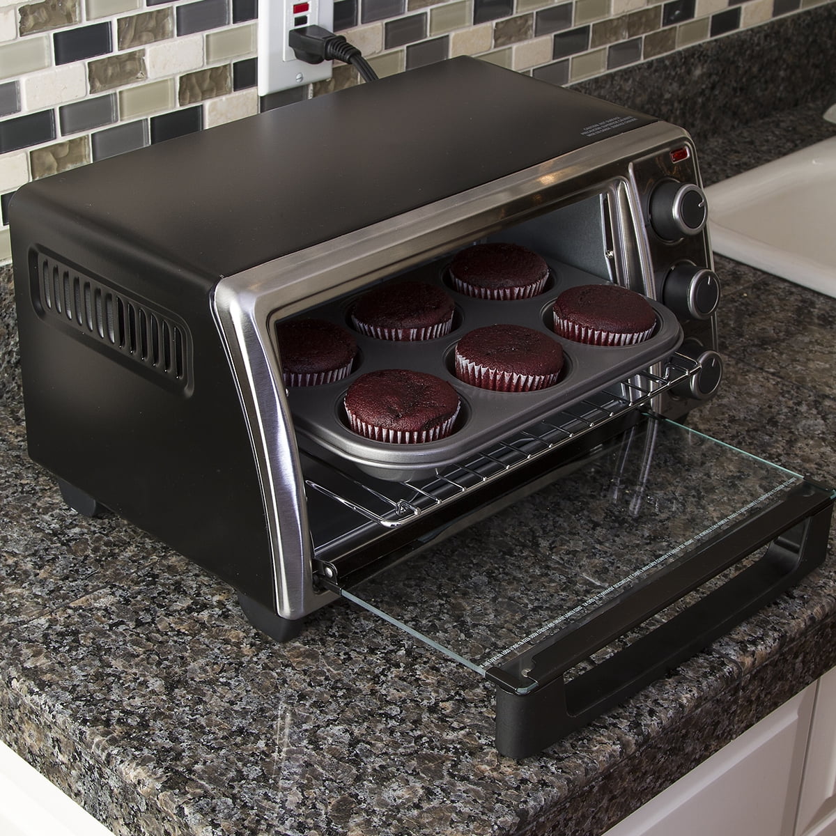 Ecolution EIOGY-1204 toaster bakeware Gray 