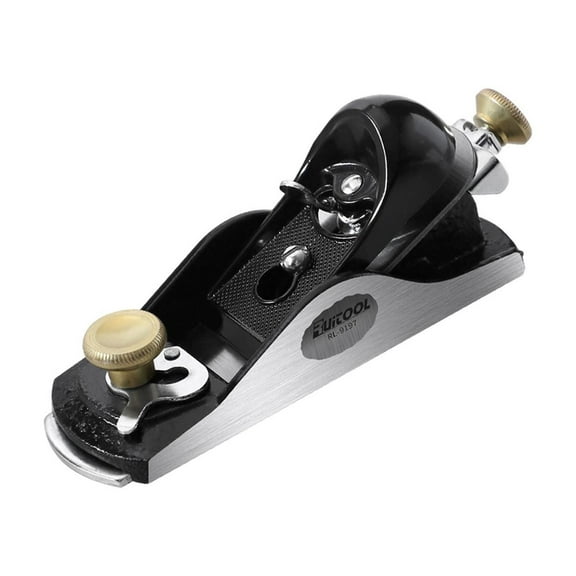 colaxi Mini Wood Planer Gadgets Metal Woodworking Planer Surface Smoothing Adjustable Block Plane Hand Planer for Trimming Carpenter