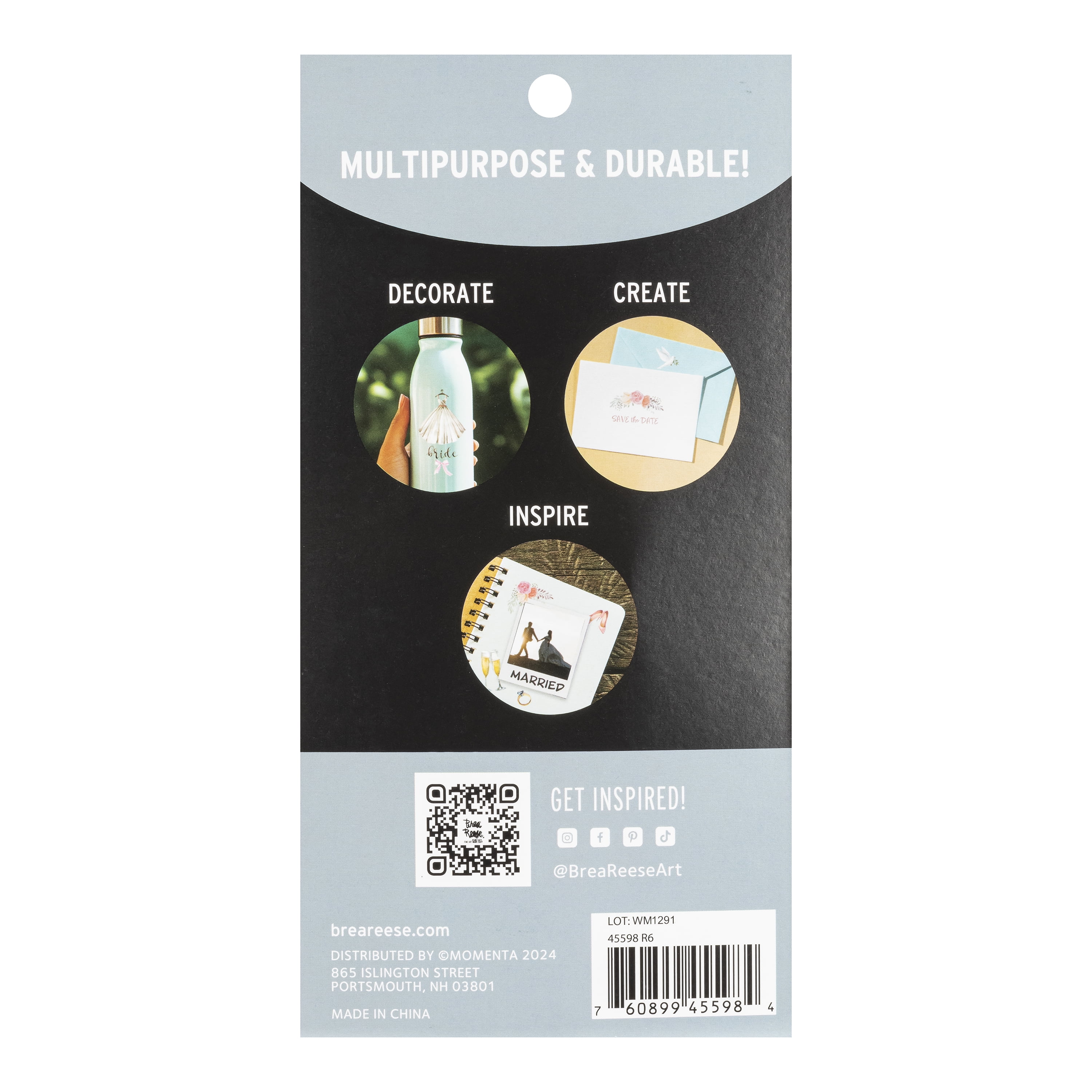 (2 pack) Brea Reese® Sticker Pack - Wedding Celebration