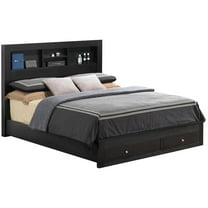 Glory Furniture Burlington Full Storage Bed in Black Color